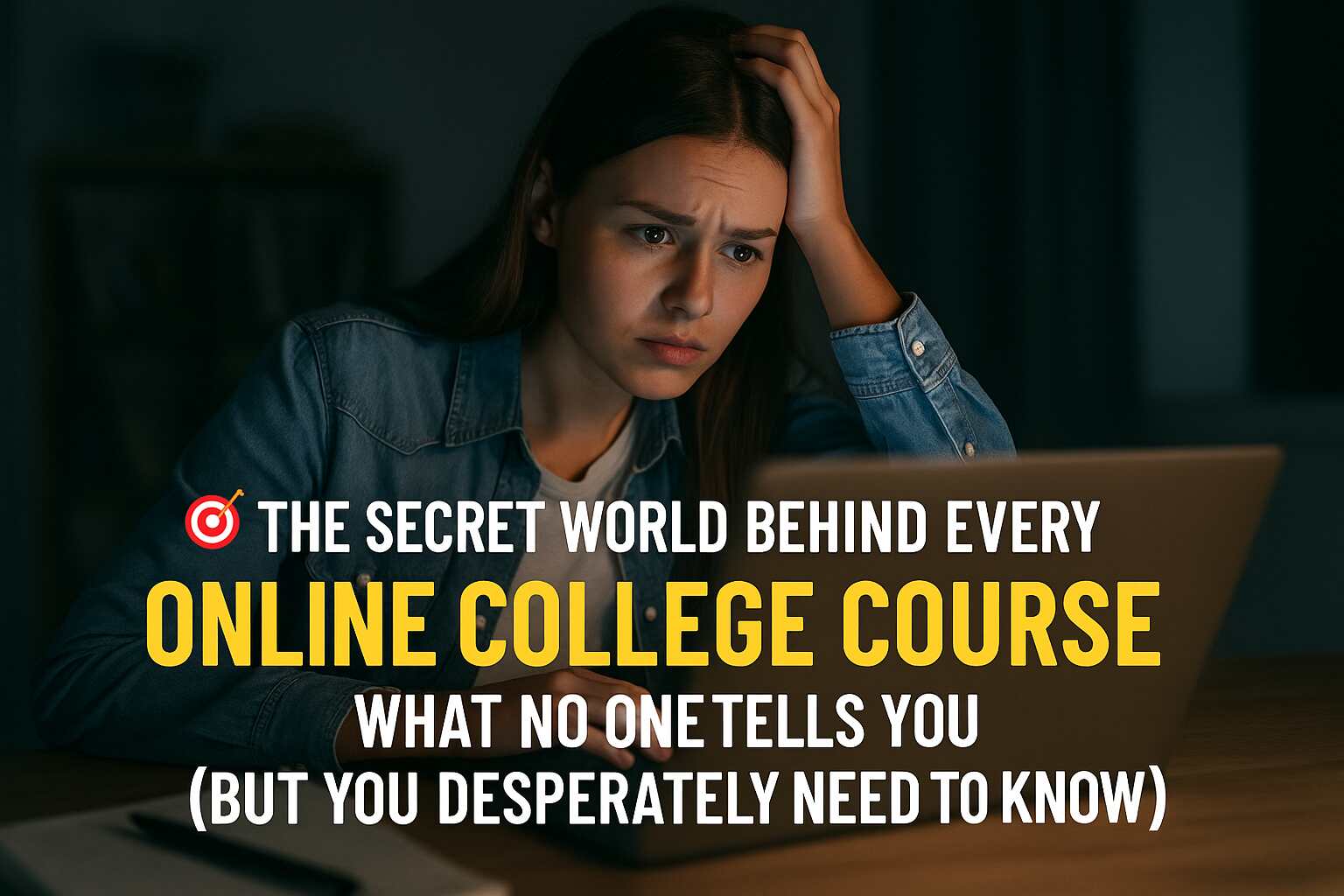 Girl sitting in front on labtop