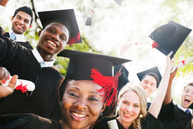 Student giving proctored exam online